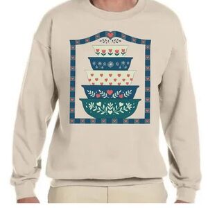 Cream Graphic Men’s Sweater